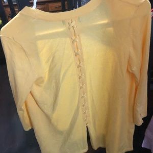 Lety and me yellow cardigan yellow